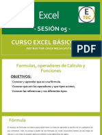 5.0 Curso Excel Básico 2019 - Sesión 05