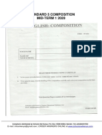 Composition Standard 5 Mid Term 1 2020 PDF