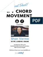 Ii V Chord Movement: Cheat Sheet!