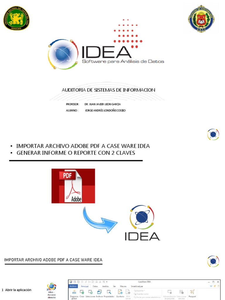 Import Pdf A Caseware Idea Pdf