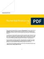 Dragnet Numerical Reasoning Test 1 PDF