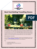 Best Fast Boiling Travelling Stoves