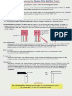 Flat Wire Application Instructions