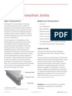 Structural Transition Joints - Product - Sheet PDF
