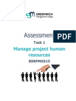 Assessment: Manage Project Human Resources