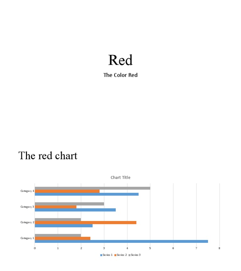 Understanding the Color Red Chart | PDF