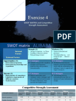 Exe 4 SWOT MATRIX, CSA