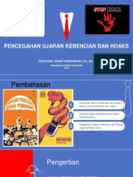 Pencegahan Ujaran Kebencian Dan Hoaks