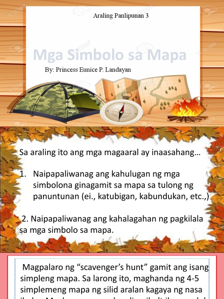 Mga Simbolo Sa Mapa Pptx