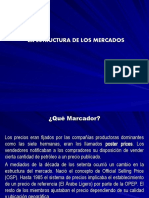 La estructura del mercado petrolero