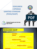 Msnyusun Dokumen Prosedur Operasi Sanitasi Standar (POSS)