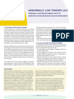 Abnormally Low Tender (ALT) PDF