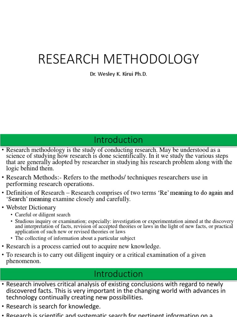 Understanding Research Methodology | PDF | Career & Growth