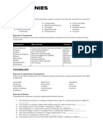 Companies - Vocabulary PDF