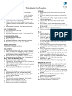 Water Quality Test Procedures - Hydro Files PDF