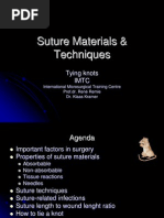 Suture Materials & Techniques