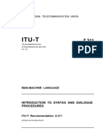 T-REC-Z.311-198811 - Z.311 Introduction To Syntax and Dialogue Procedures PDF