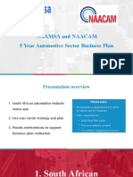 Naamsa and Naacam 5 Year Automotive Sector Business Plan