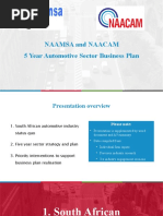 Naamsa and Naacam 5 Year Automotive Sector Business Plan