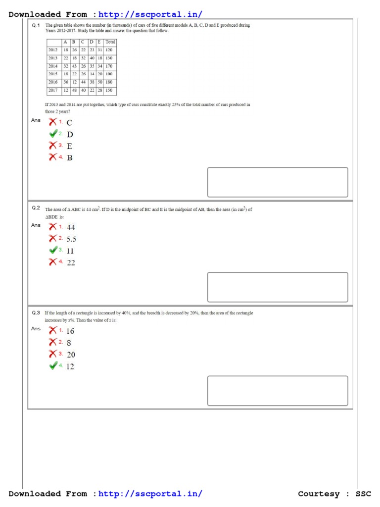 SSC CGL Quantitative Aptitude Guide | PDF