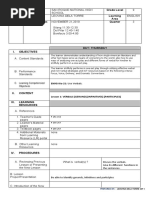 School Grade Level Teacher Learning Area Teaching Dates and Time Quarter