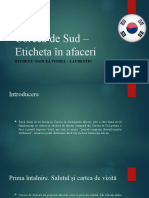 Coreea de Sud - Eticheta În Afaceri