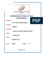 Professional School of Civil Engineering: Teacher