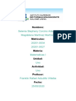 Informe Autores. Matamatica I. Equipo 4. Fase 1