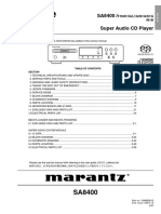 Marantz - Ma8400 Repair Manual
