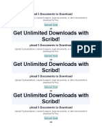 Get Unlimited Downloads With Scribd!: Pload 5 Documents To Download