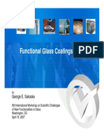 Functional Glass Coatings: George E. Sakoske