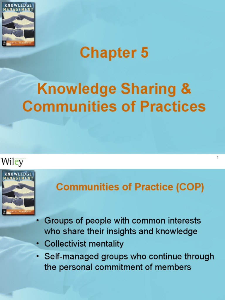 Knowledge Sharing in Communities of Practice | PDF