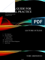 Tort: A Guide For Ethical Practice: Atty. Norman Clarence Lasam December 10, 2018