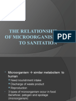 Relationship Microorganism-Sanitation - 5