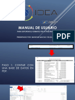 Manual de Usuario de Pase Ware Idea PDF