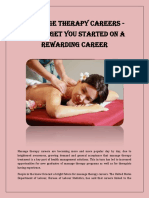 Massage Therapy Careers - Tips To Get You Started On A Rewarding Career