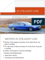Motion in Straight Line1