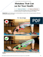 15 Workout Mistakes That Can Be Dangerous For Your Health PDF