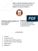 A Novel Hybrid Gabor Filter Based On Automatic Wavelet Selection For Fingerprint Enhancement