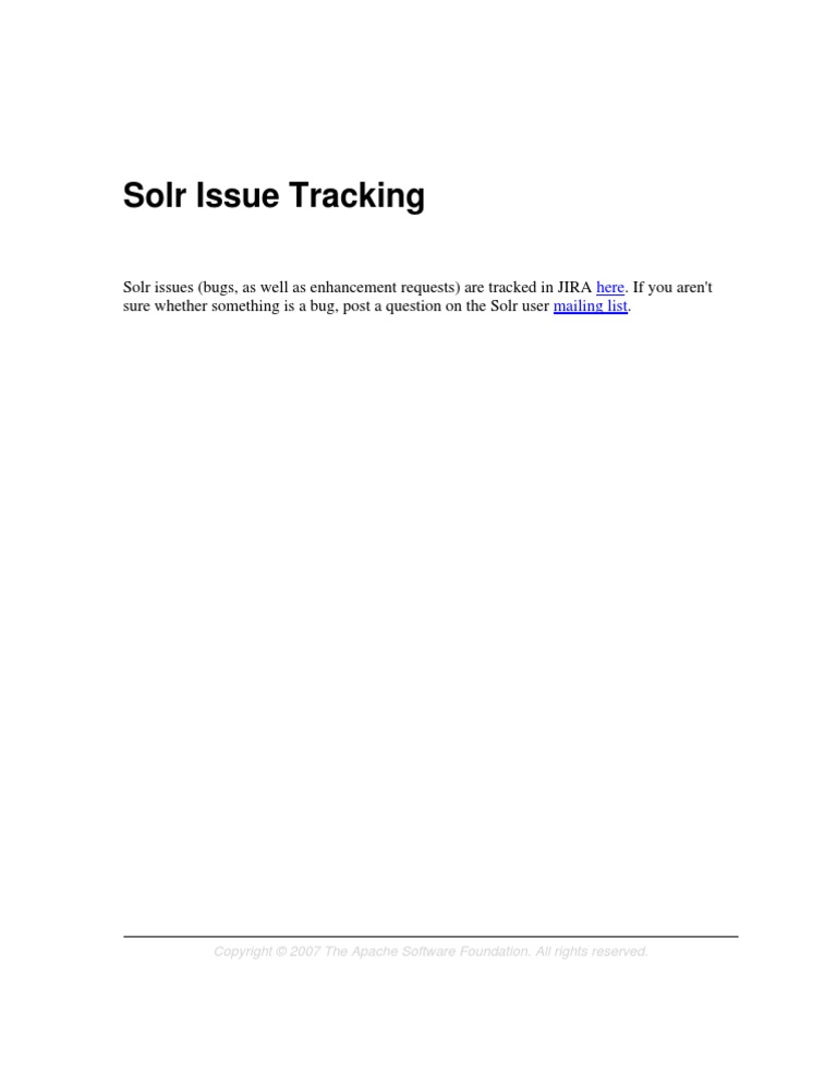 Issue Tracking | PDF