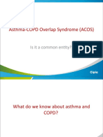 Asthma-COPD Overlap Syndrome (ACOS) : Is It A Common Entity?