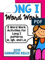 8 Word Work Activities For Long I Patterns Ie, Igh, and I - e