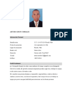 Hoja de Vida Perfil Jardinero PDF