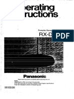 Panasonic RX DT401