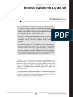 Plataformas digitales y la Ley del ISR: Análisis de la operación, funcionamiento y determinación del impuesto