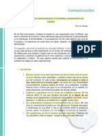 CA. C Mo Mejorar La Comunicaci N y El Trabajo Colaborativo en Equipo PDF