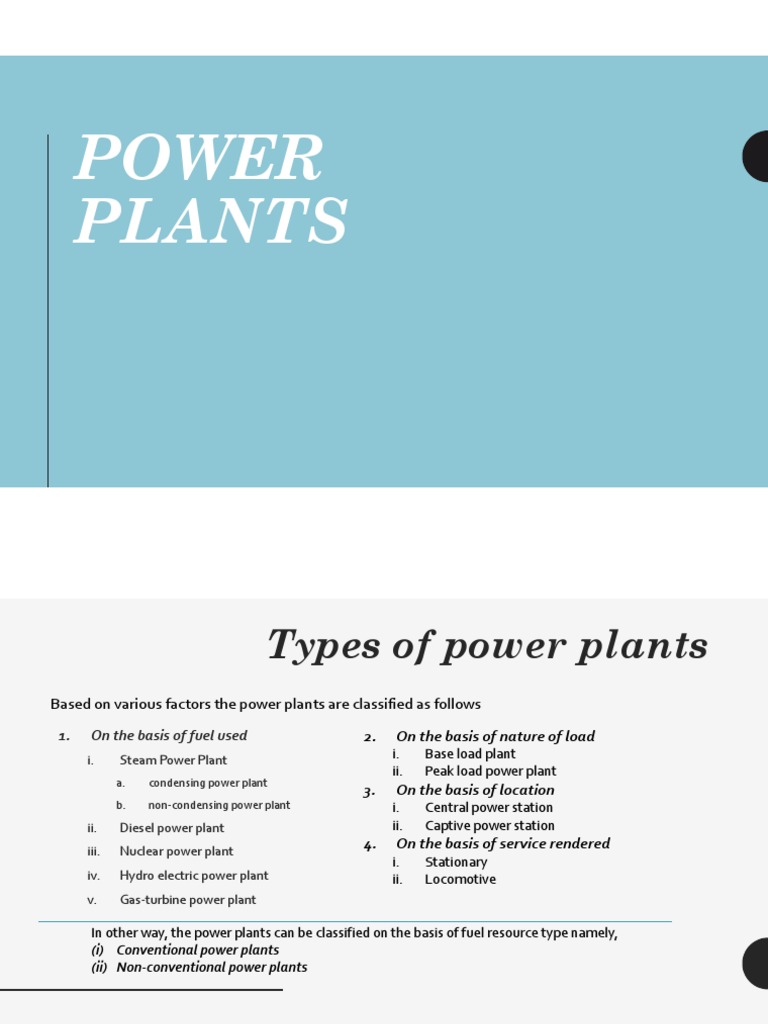 Power Plants - GIR PDF | PDF