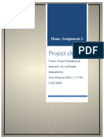 Project Charter: Home Assignment 1