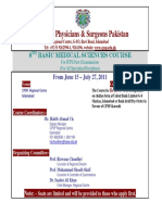 CPSP Islamabad 8th Basic Medical Sciences Course