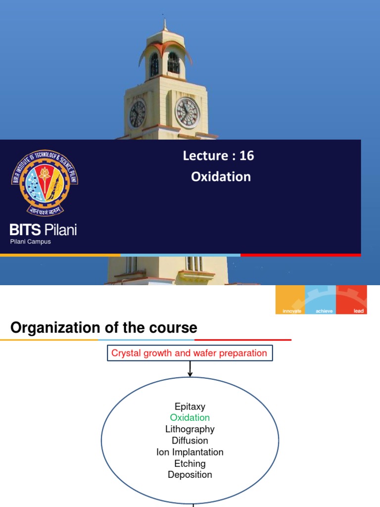 Oxidation Process in IC Fabrication | PDF | Silicon Dioxide | Chemical ...